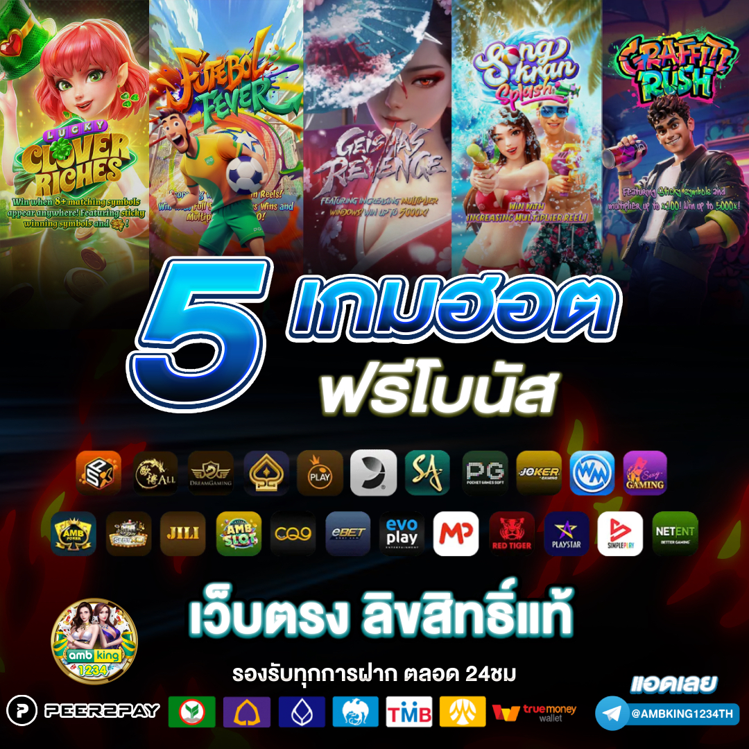 เว็บใหม่ มาแรง - แบนเนอร์โปรโมชั่น